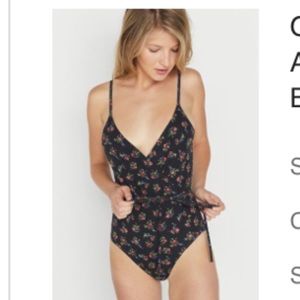 Out From Under Adelaide Wrap Bodysuit Size Small